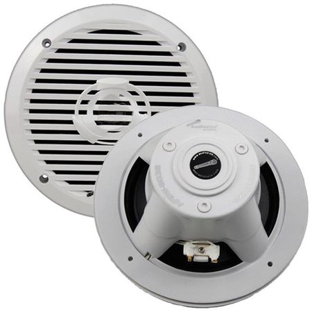 AUDIOPIPE Audiopipe APSW6032 6.5 in. 200 W Maximum 2-Way Marine Speakers; White - Set of 2 APSW6032